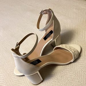 Classy White Strap Heels